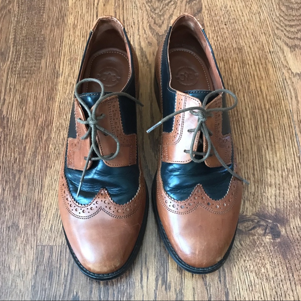 Johnston & Murphy two toned loafer